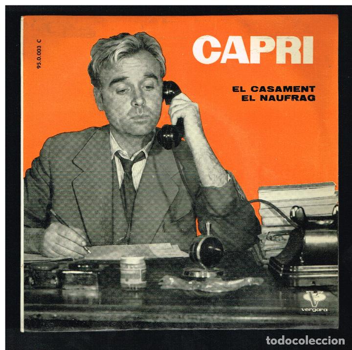 Discos de vinilo: CAPRI - EL CASAMENT / EL NAUFRAG - SINGLE 1961 - Foto 1