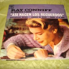Discos de vinilo: RAY CONNIFF Y SU ORQUESTA. ASI NACEN LOS RECUERDOS + 3. EP. CBS, 1962. Lote 366292566
