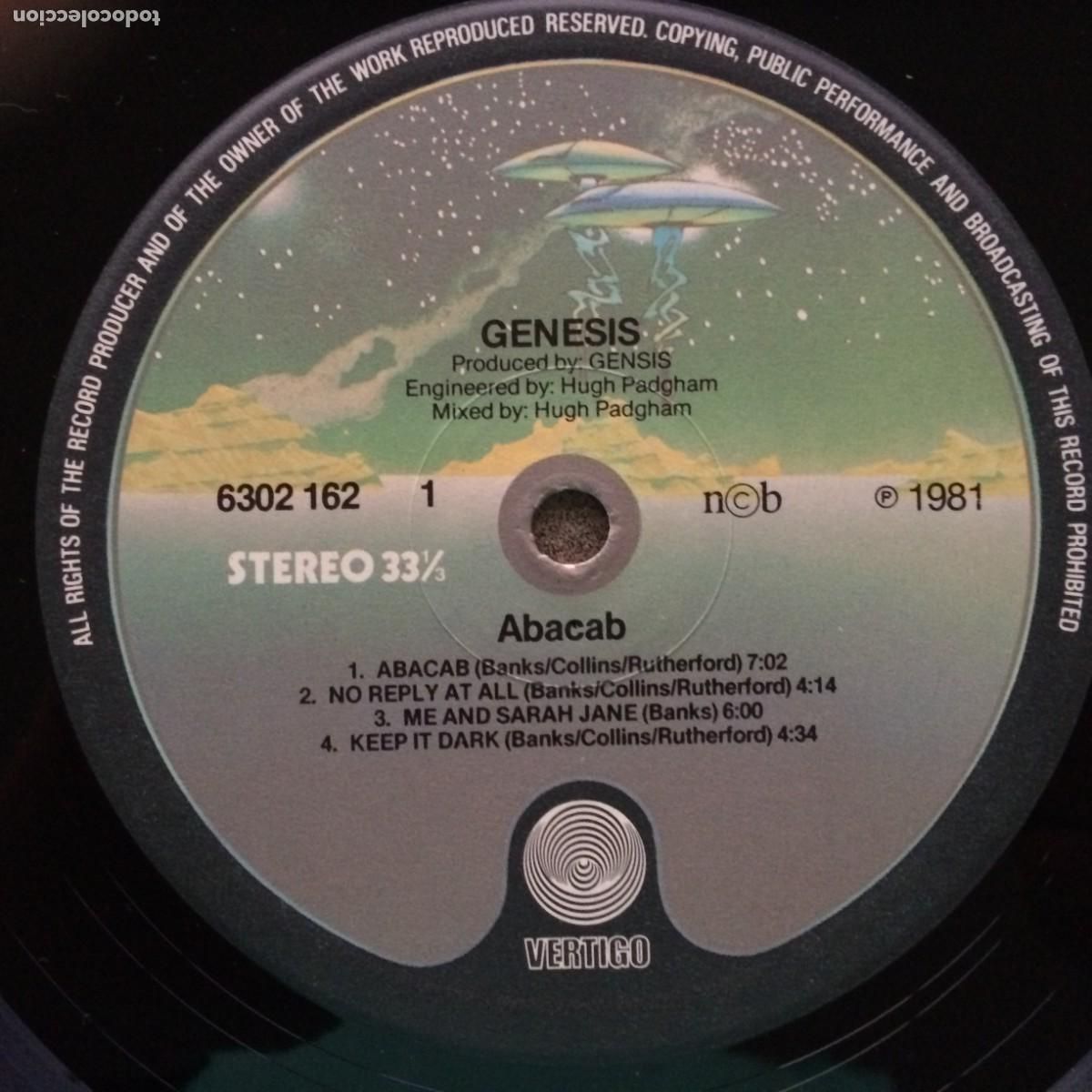 Discos de vinilo: Genesis &lrm;&ndash; Abacab , Scandinavia 1981 Vertigo* - Foto 5