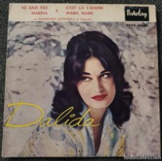Discos de vinilo: DALIDA - EP SPAIN 1959 - BARCLAY 28190 - NE JOUE PAS - TRICENTRE. Lote 366320556