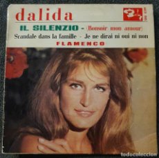 Discos de vinilo: DALIDA - EP SPAIN 1965 - BARCLAY 83199 - IL SILENZIO - SCANDALE DANS LA FAMILLE. Lote 366321551