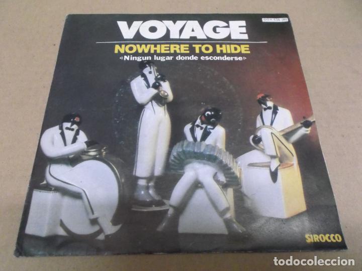 Disques de vinyle: VOYAGE (SN) NOWHERE TO HIDE A&Ntilde;O &ndash; 1982 - PROMOCIONAL