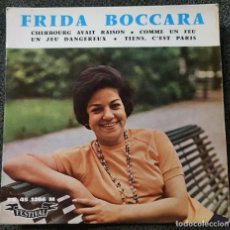 Discos de vinilo: FRIDA BOCCARA - EP FRANCE 1961 - CHERBOURG AVAIT RAISON ------------- BUENISIMA !!!. Lote 366323566