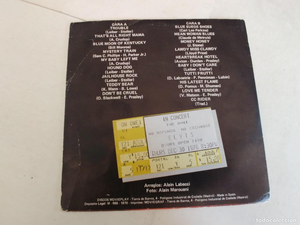 Discos de vinilo: ROCK ODYSSEY-SINGLE TRIBUTE TO ELVIS - Foto 2