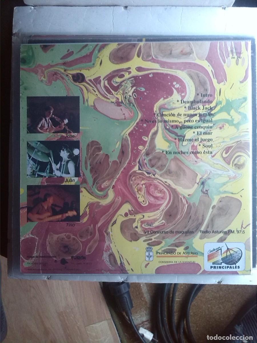 Discos de vinilo: tristes ... y tan contentos 1990 lp insert asturianos - Foto 2