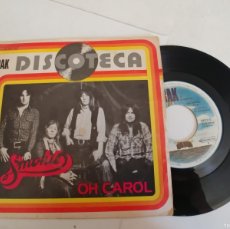 Discos de vinilo: SMOKIE-SINGLE OH CAROL. Lote 366332011