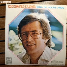 Discos de vinilo: JOSE DOMINGO CASTAÑO: NIÑA DE POCOS AÑOS / CON MIS CANCIONES. ORIGINALMENTE PUBLICADO EN 1977. Lote 366340096
