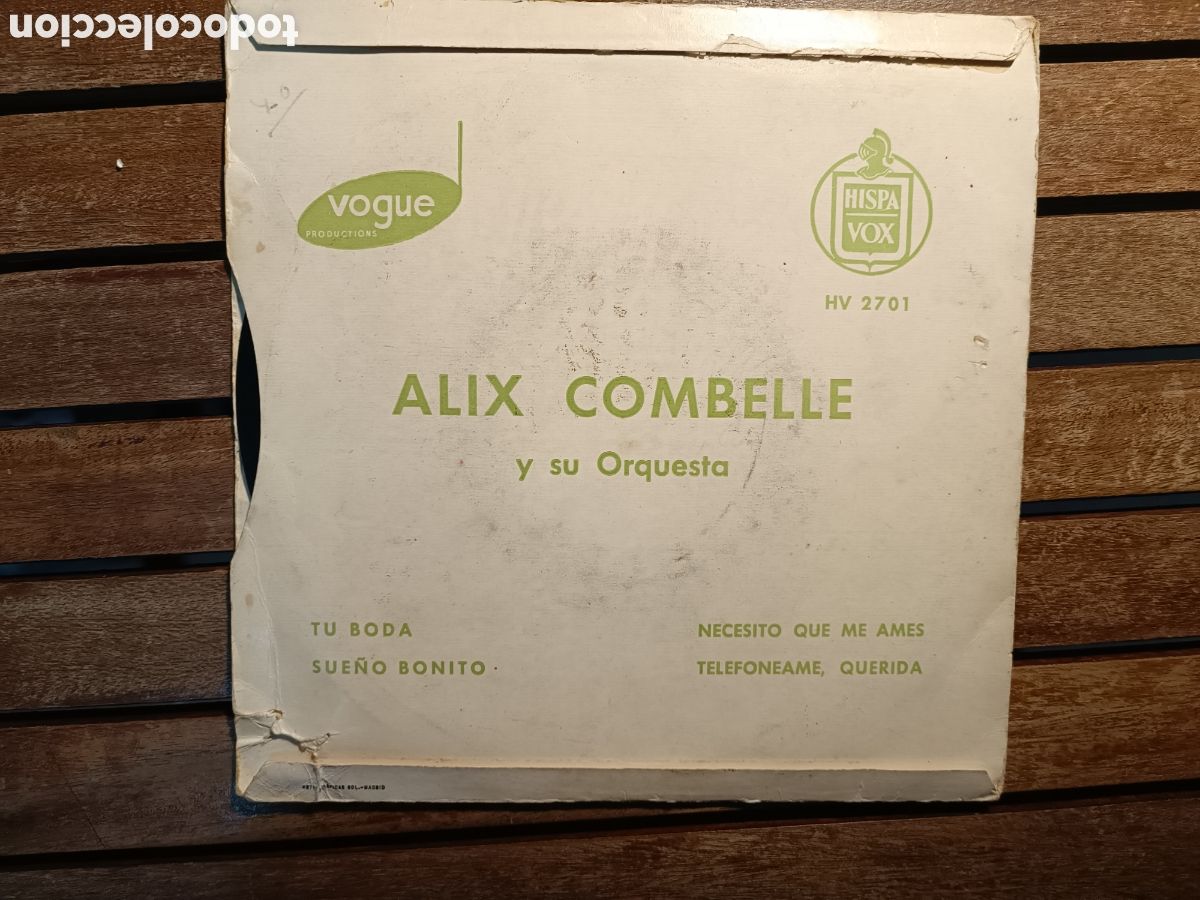 Discos de vinilo: Alix combelle y su orquesta hispavox - Foto 2