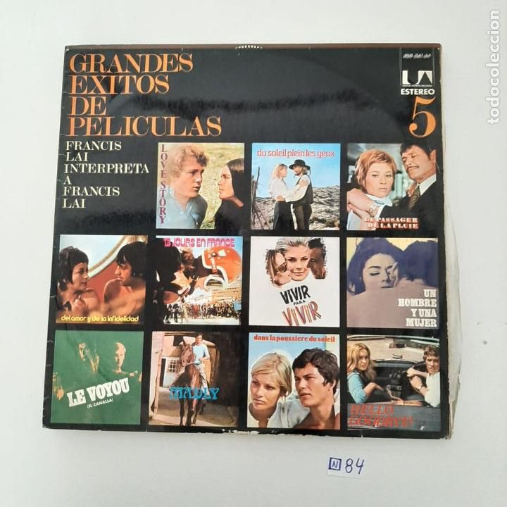 Discos de vinilo: Grandes &Eacute;xitos de Pel&iacute;culas - Foto 1