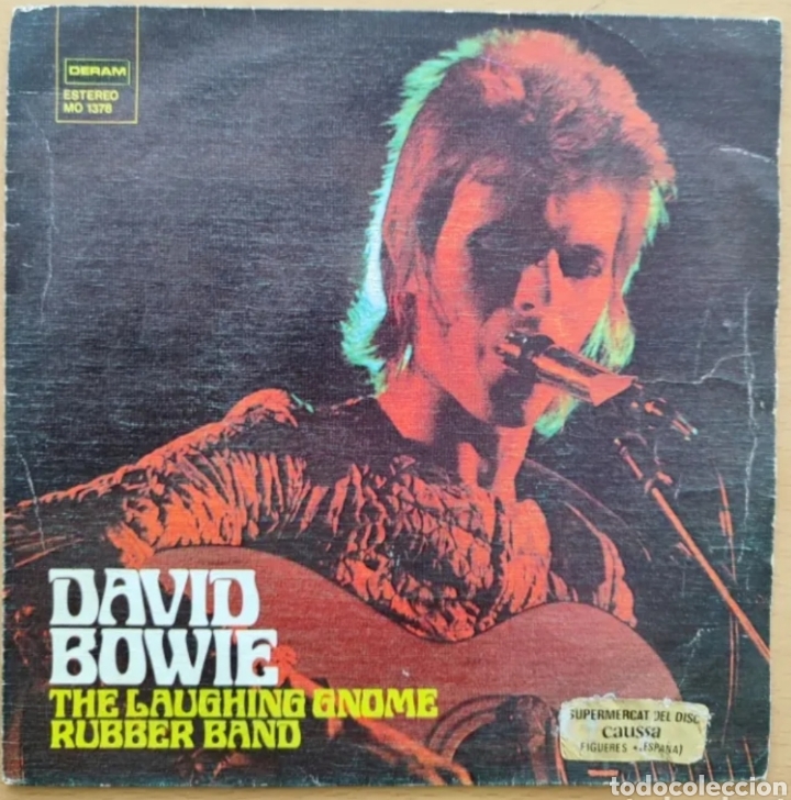 Discos de vinilo: DAVID BOWIE - THE LAUGHING GNOME - RUBBER BAND - Foto 1