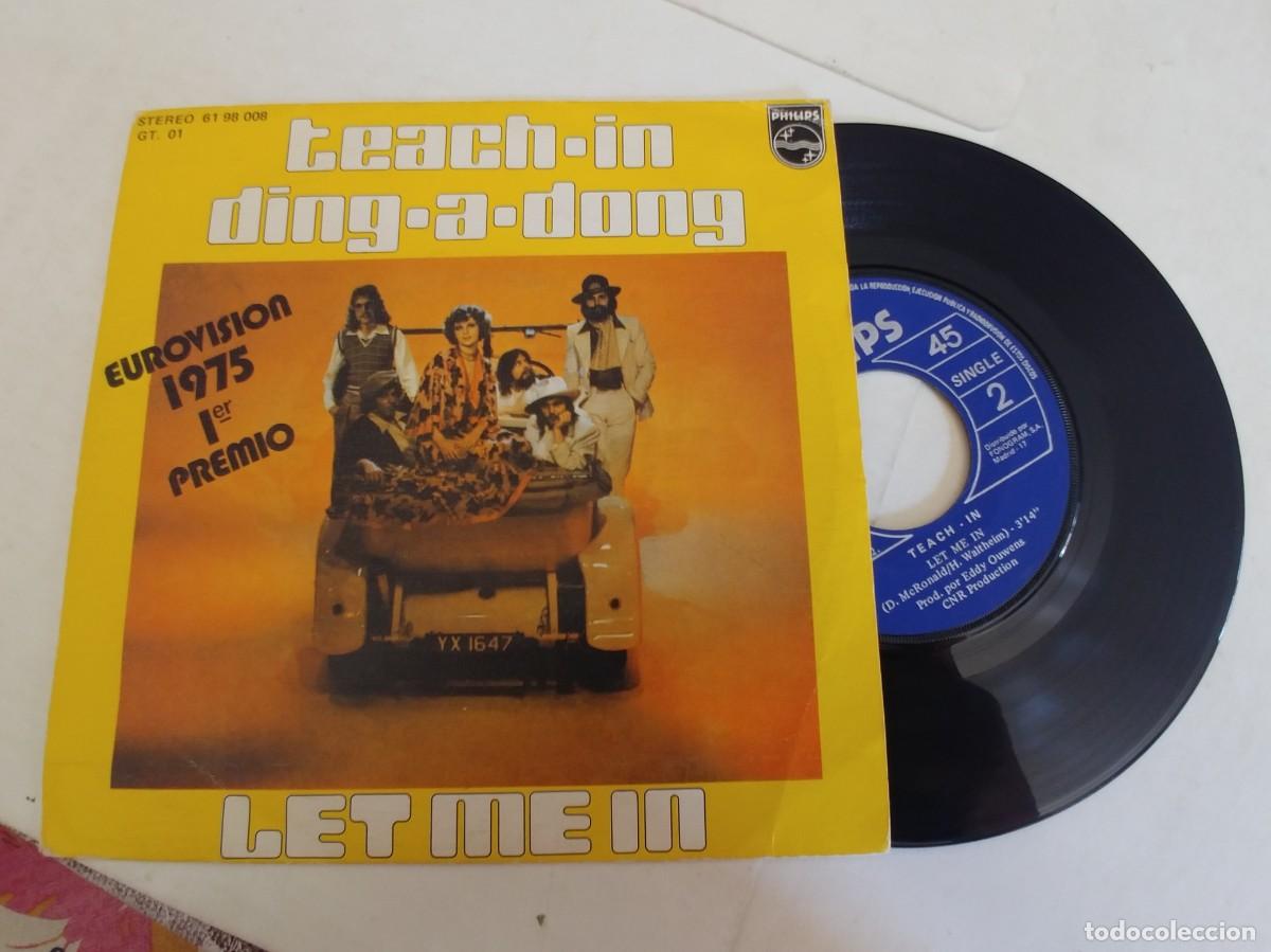 Discos de vinilo: TEACH IN-SINGLE DING A DONG - Foto 1