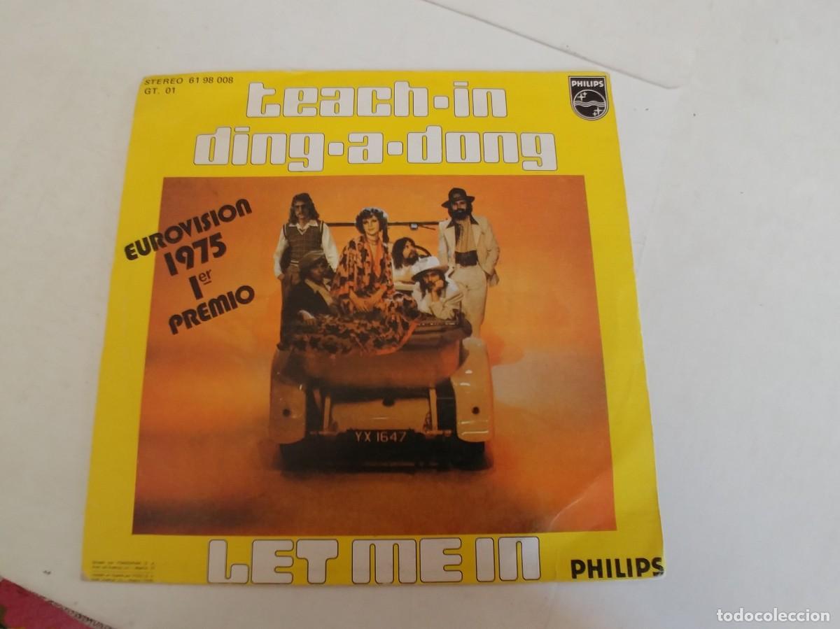 Discos de vinilo: TEACH IN-SINGLE DING A DONG - Foto 2