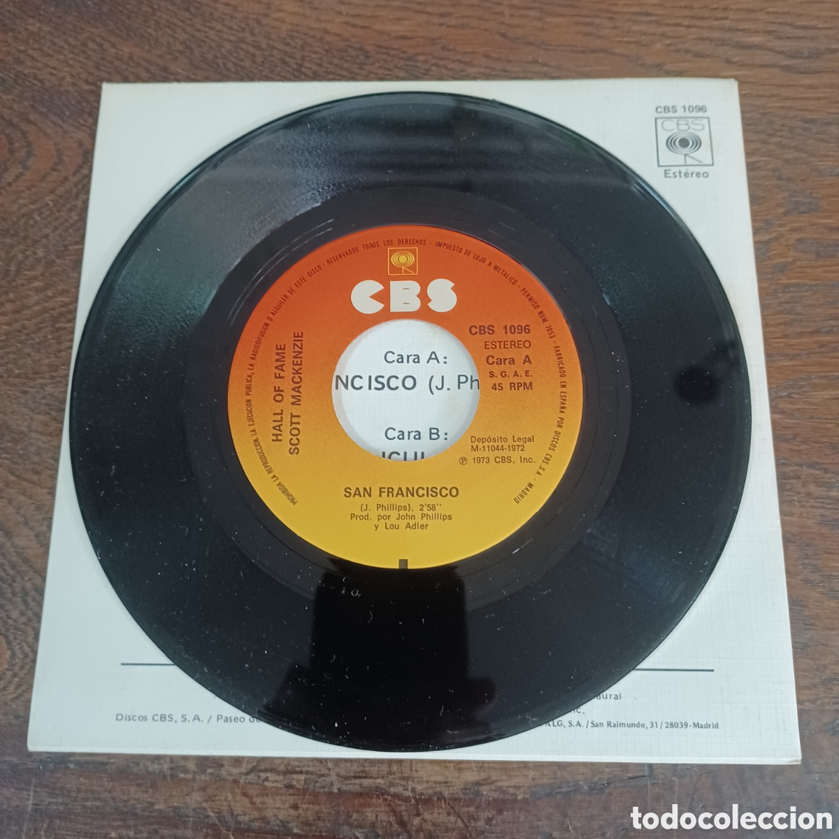 Discos de vinilo: SCOTT MACKENZIE - SAN FRANCISCO ... 1972 SPAIN - Foto 3