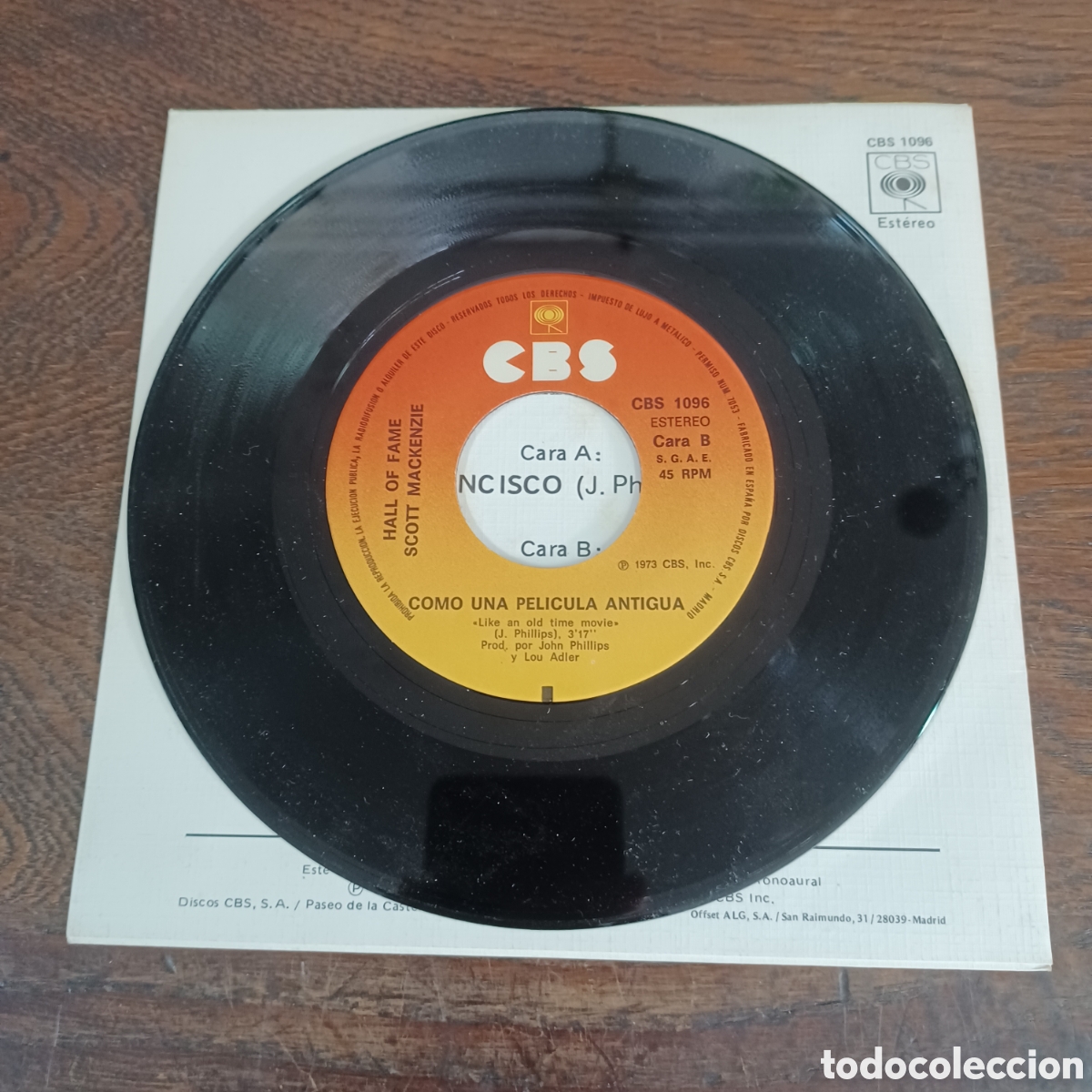 Discos de vinilo: SCOTT MACKENZIE - SAN FRANCISCO ... 1972 SPAIN - Foto 4
