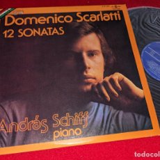 Discos de vinilo: ANDRAS SCHIFF PIANO DOMENICO SCARLATTI 12 SONATAS LP 1979 ESPAÑA SPAIN. Lote 366418786