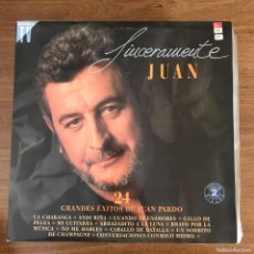 Discos de vinilo: JUAN PARDO - SINCERAMENTE JUAN - LP DOBLE HISPAVOX 1992. Lote 366424471