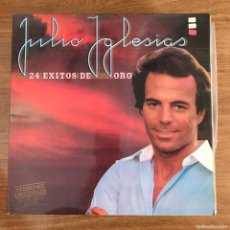 Discos de vinilo: JULIO IGLESIAS - 24 ÉXITOS DE ORO - LP DOBLE CBS 1979. Lote 366425931