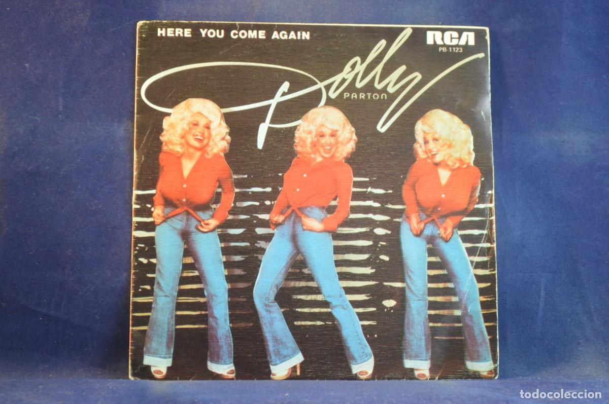 Discos de vinilo: DOLLY PARTON - HERE YOU COME AGAIN - SINGLE - Foto 1