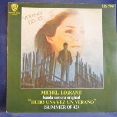 Discos de vinilo: MICHEL LEGRAND - HUNO UNA VEZ EN VERANO - SINGLE. Lote 366439366