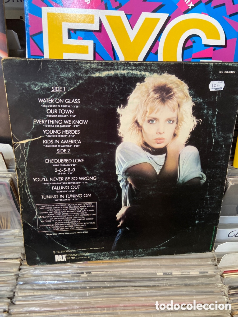 Discos de vinilo: Kim Wilde water on glass - Foto 2