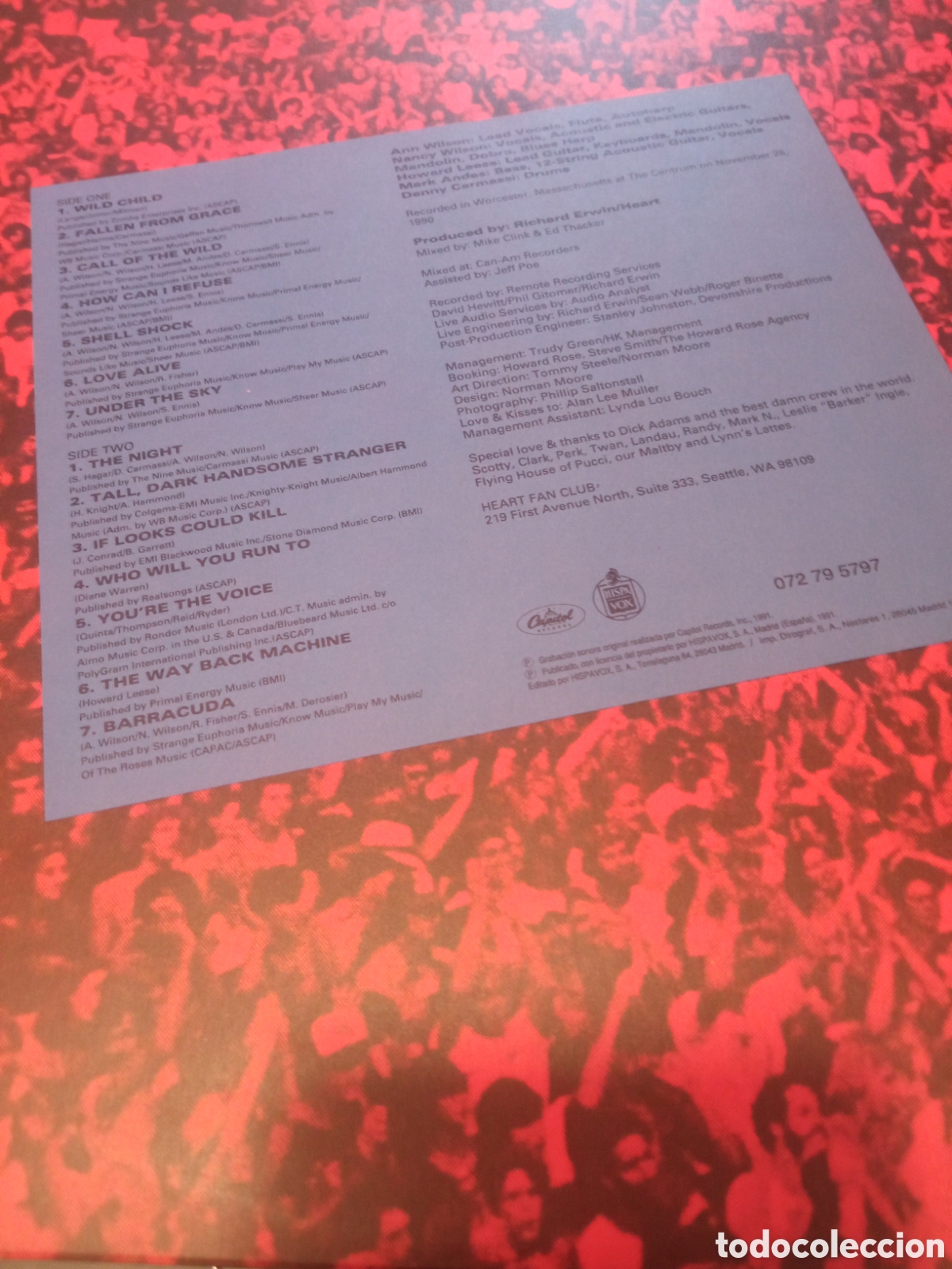 Discos de vinilo: Heart - Rock The House Live - Foto 4
