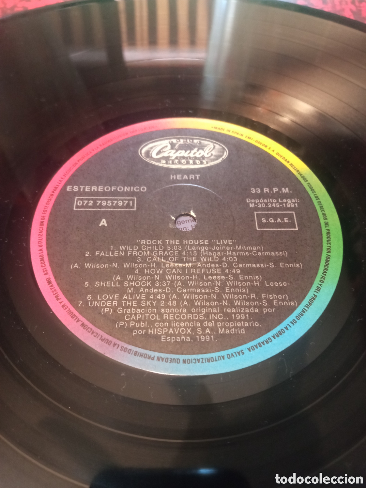 Discos de vinilo: Heart - Rock The House Live - Foto 5