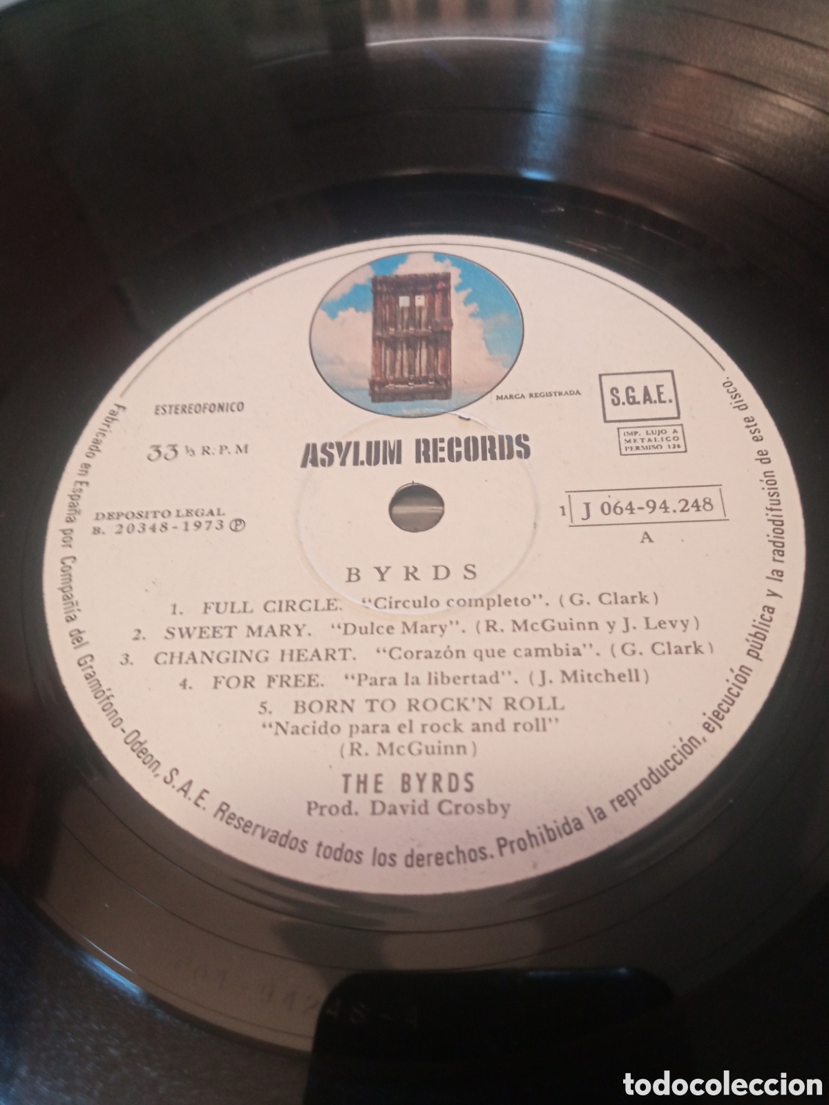 Discos de vinilo: Byrds - Same Vinilo Lp - Foto 5