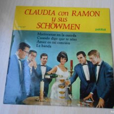 Discos de vinilo: CLAUDIA CON RAMON Y SUS SCHOWMEN. EP, MARIONETAS EN LA CUERDA + 3, AÑO 1967, PALOBAL PH 117. Lote 366472381