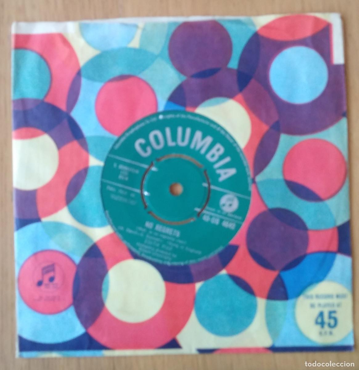 Discos de vinilo: EDITH PIAF: &rdquo;NO REGRETS&rdquo; SINGLE VINILO 1963 - Foto 1