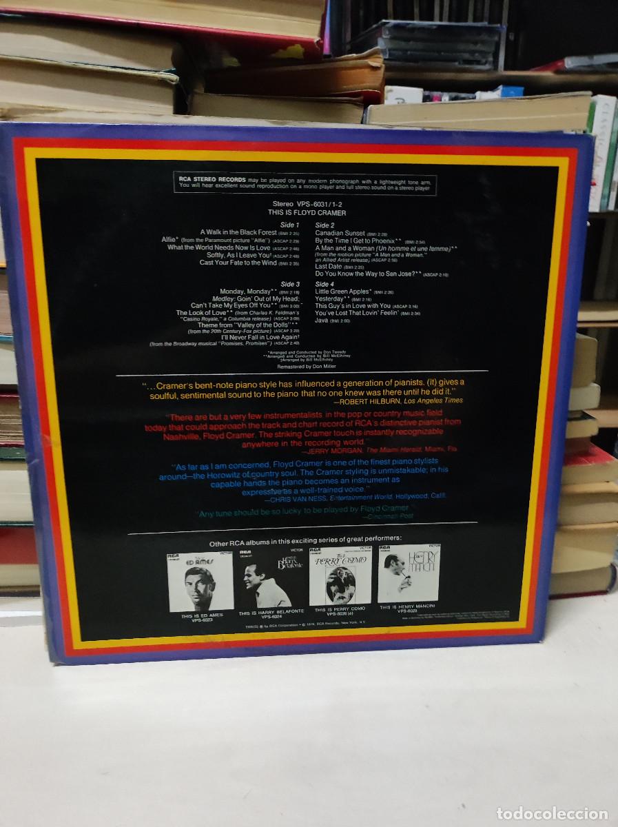 Discos de vinilo: Floyd Cramer &ndash; This Is Floyd Cramer - Foto 2