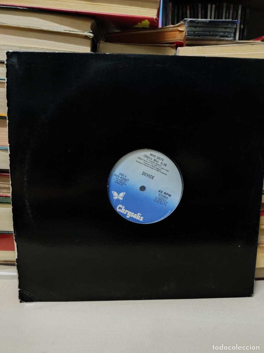 Discos de vinilo: Device &ndash; Hanging On A Heart Attack - Foto 2