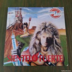 Discos de vinilo: SINGLE 7” MANZANO SIENTELO FUERTE PROMO 1988 (CON HOJA PROMOCIONAL). Lote 366593666