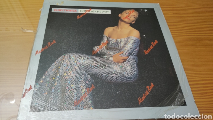 Discos de vinilo: Disco vinilo maxi-single de Eurythmics &rdquo; Dont Ask Me Why &rdquo; Edici&oacute;n espa&ntilde;ola de 1989 - Foto 1
