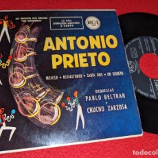 Discos de vinilo: ANTONIO PRIETO MIENTEN/NEURASTENICO/SABRA DIOS/UN SECRETO EP 7'' 195? RCA ESPAÑA SPAIN. Lote 366614231