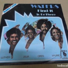 Discos de vinilo: WATERS (SN) FIND IT AÑO – 1975. Lote 366636976