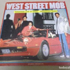 Discos de vinilo: WEST STREET MOB (SN) SOMETIMES LATE AT NIGHT AÑO – 1982 - PROMOCIONAL. Lote 366637071