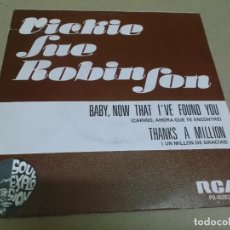 Discos de vinilo: VICKI SUE ROBINSON (SN) BABY, NOW THAT I’VE FOUND YOU AÑO – 1975 - PROMOCIONAL. Lote 366638541