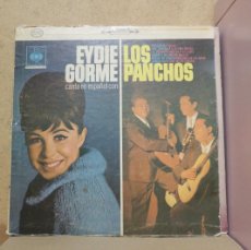 Discos de vinilo: EYDIE GORME / THE TRIO LOS PANCHOS - CANTA EN ESPAÑOL - CBS DCA 644 - 1964 - EDICIÓN COLOMBIANA. Lote 366644416