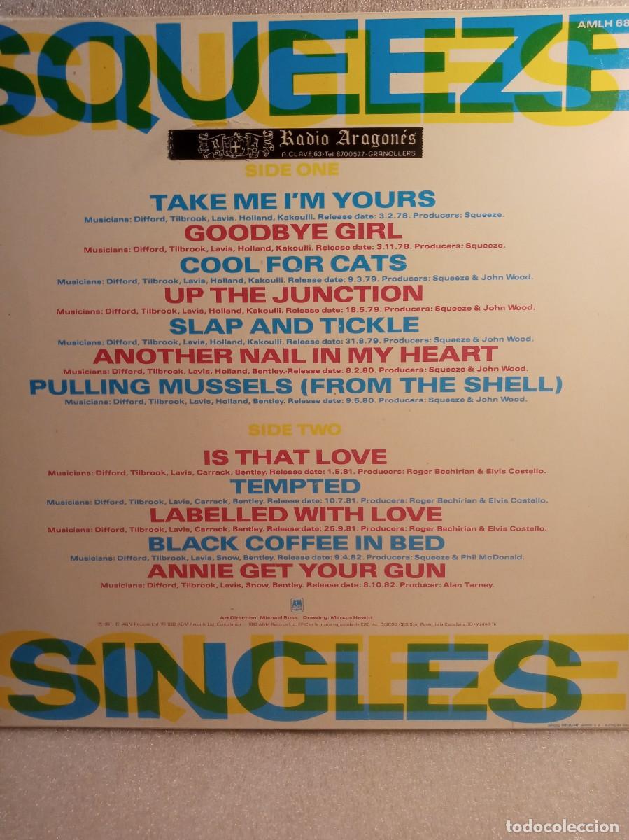 Discos de vinilo: SQUEEZE - SINGLES,45S AND UNDER. - Foto 4