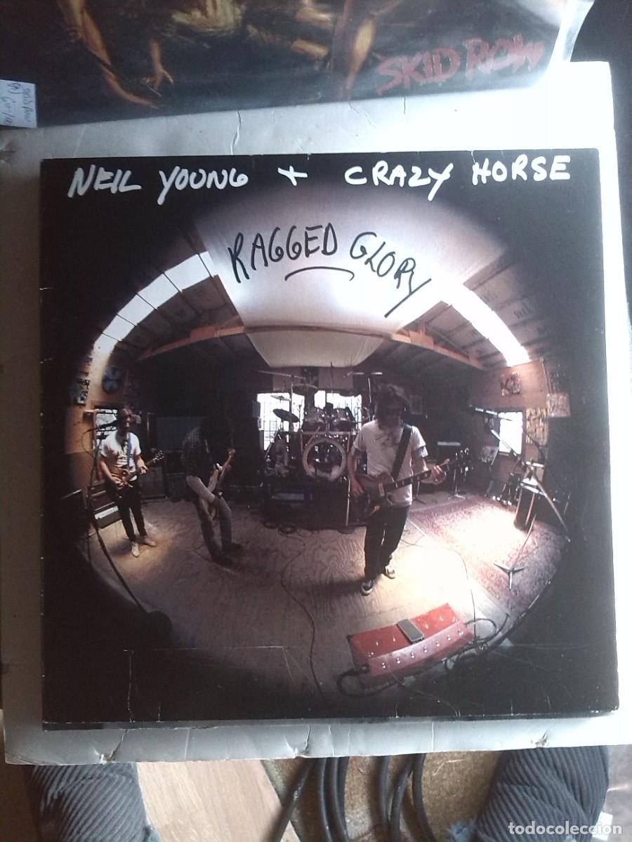 Discos de vinilo: neil young ragged glory 1990 insert lp - Foto 1