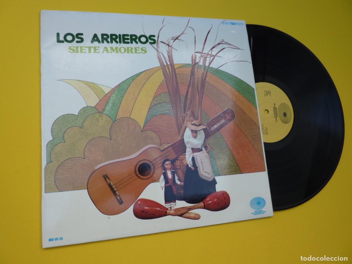 Vinyl records: LP LOS ARRIEROS - Siete Amores - SPAIN Press - MD 01-15 (EX+/M-) 5
