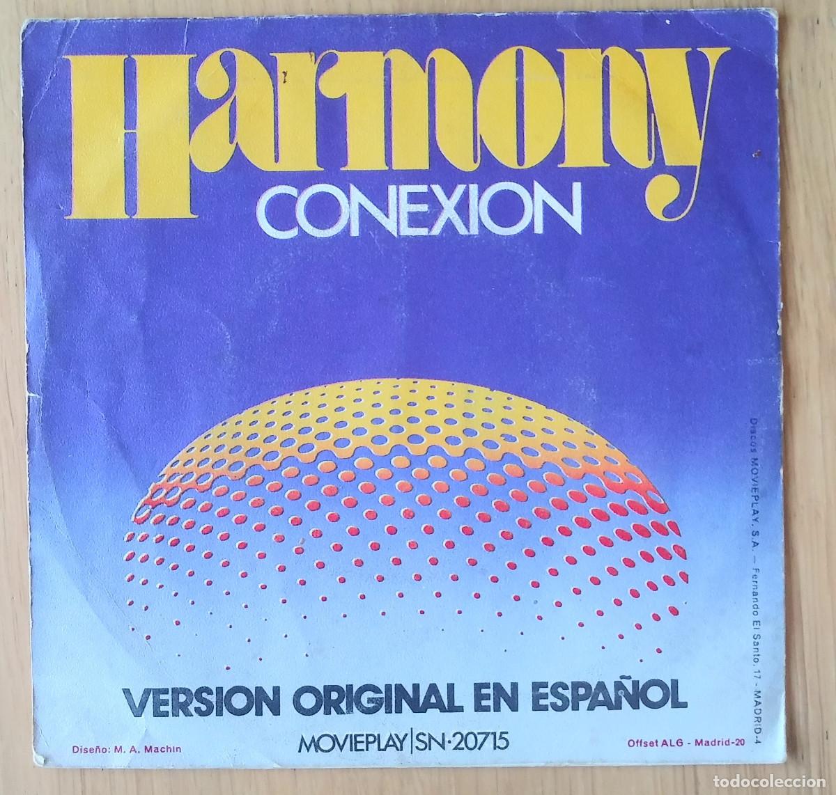 Discos de vinilo: CONEXION: &rdquo;HARMONY&rdquo; SINGLE VINILO 1973 - Foto 2