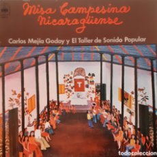 Discos de vinilo: MISA CAMPESINA NICARAGÜENSE. LP. CARLOS MEJIA GODOY Y EL TALLER DE SONIDO POPULAR. Lote 366741726