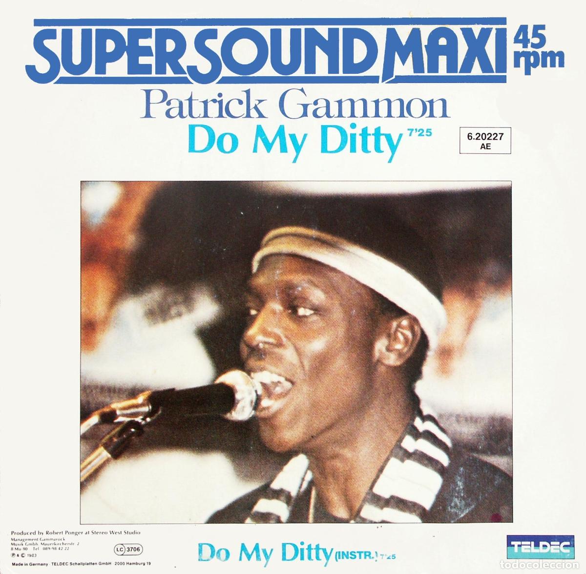 Discos de vinilo: Do My Ditty (12&rdquo; Maxi) - Gammon, Patrick - Foto 1