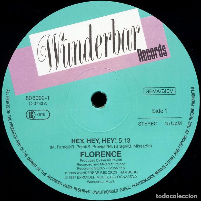 Discos de vinilo: Hey Hey Hey (12&rdquo; Maxi) - Florence - Foto 1