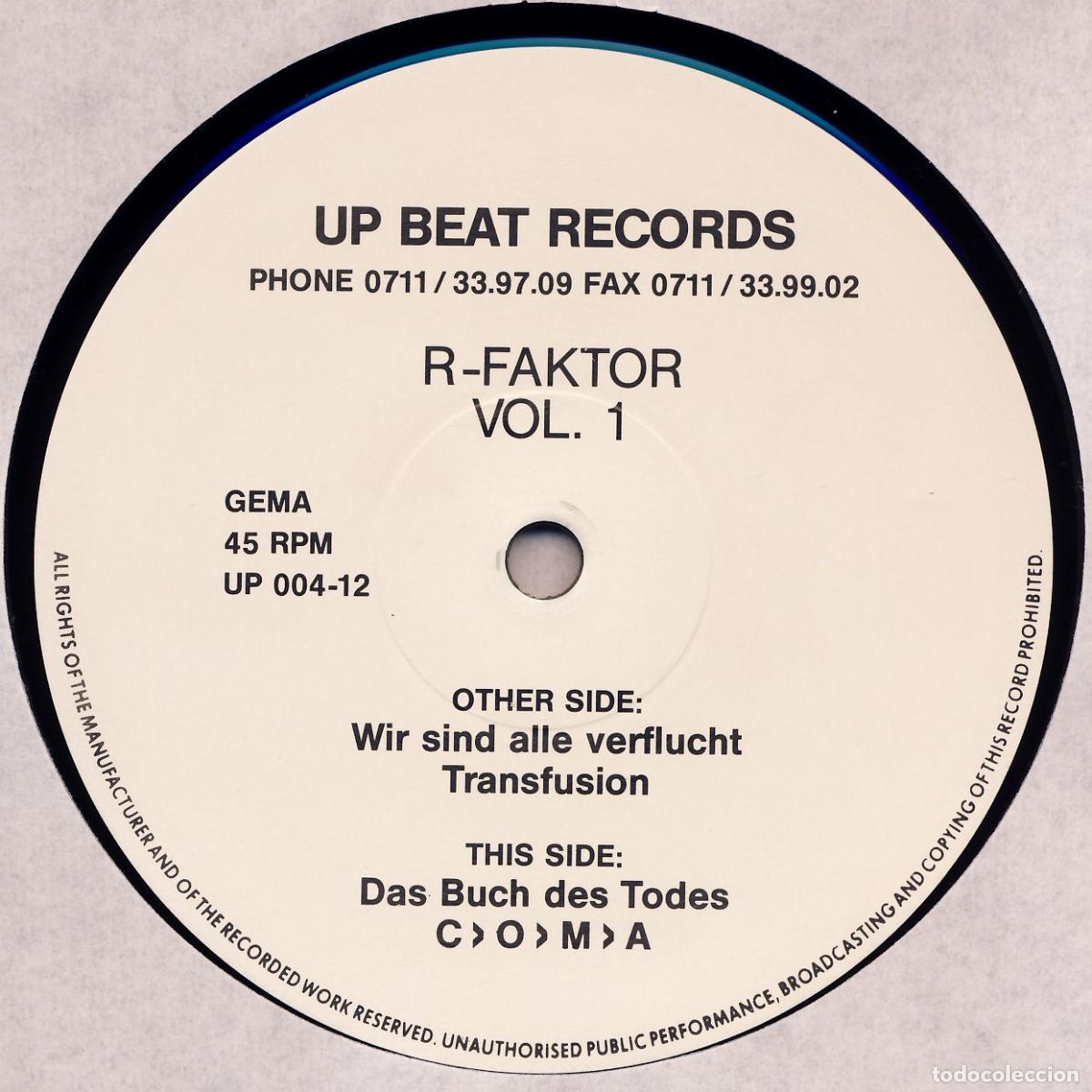 Discos de vinilo: Vol. 1 (12&rdquo; Maxi) - R-Faktor - Foto 1