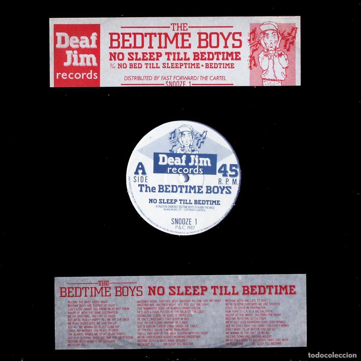 Discos de vinilo: No Sleep Till Bedtime (12&rdquo; Maxi) - Bedtime Boys - Foto 1
