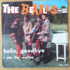 Discos de vinilo: THE BEATLES: ”HELLO GOODBYE/ I AM THE WALRUS” SINGLE VINILO 1967. Lote 366761391