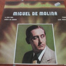 Discos de vinilo: ASÍ CANTA MIGUEL DE MOLINA - LP, RE-EDICIÓN ESPAÑOLA 12” DE 1982. MAGNÍFICO ESTADO. Lote 366765941