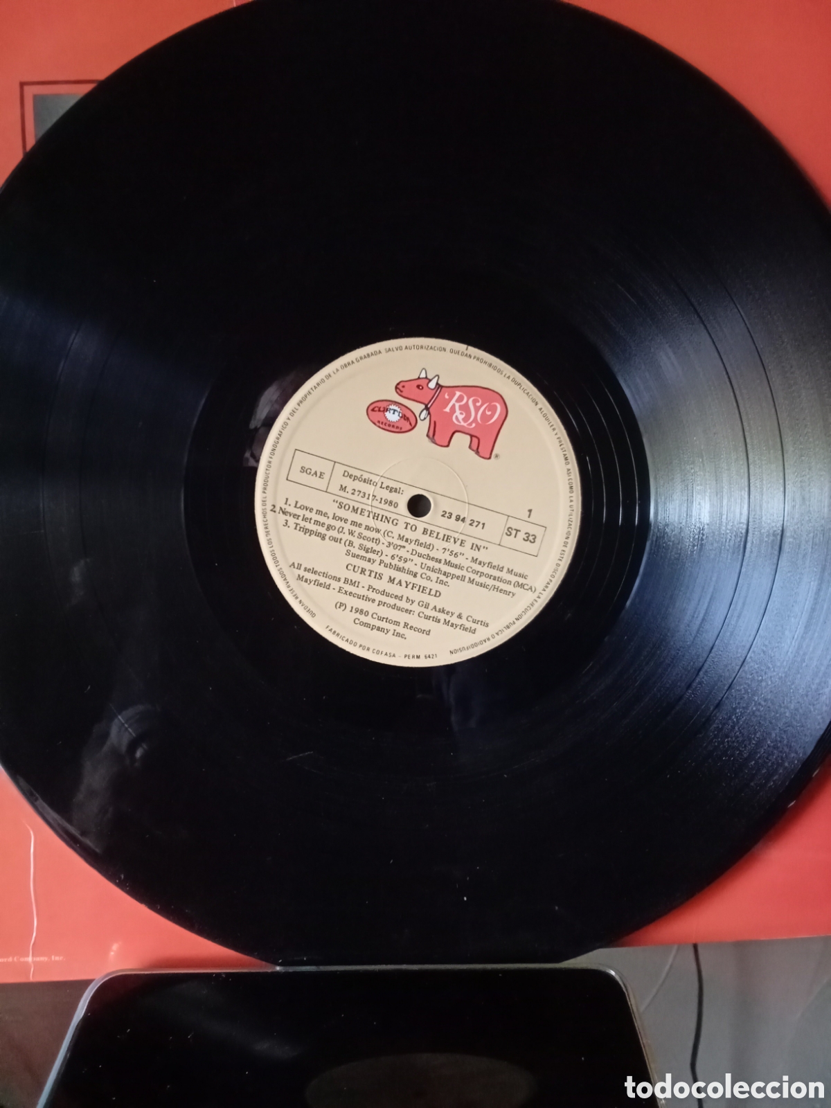 Discos de vinilo: CURTIS MAYFIELD 1980 Copia Spain Polydor - Foto 6